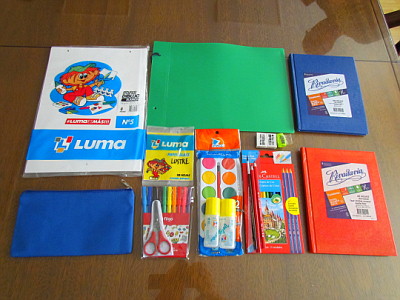 Kit escolar primaria de 1ro a 3er grado y guardapolvo